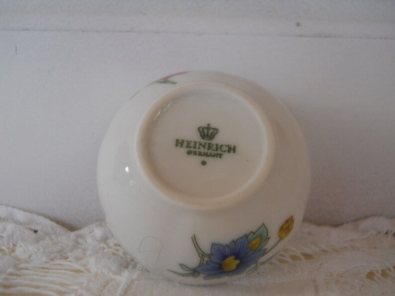 Vintage Porcelain Jewelry Trinket Dish Ring Box Heinrich Etsy