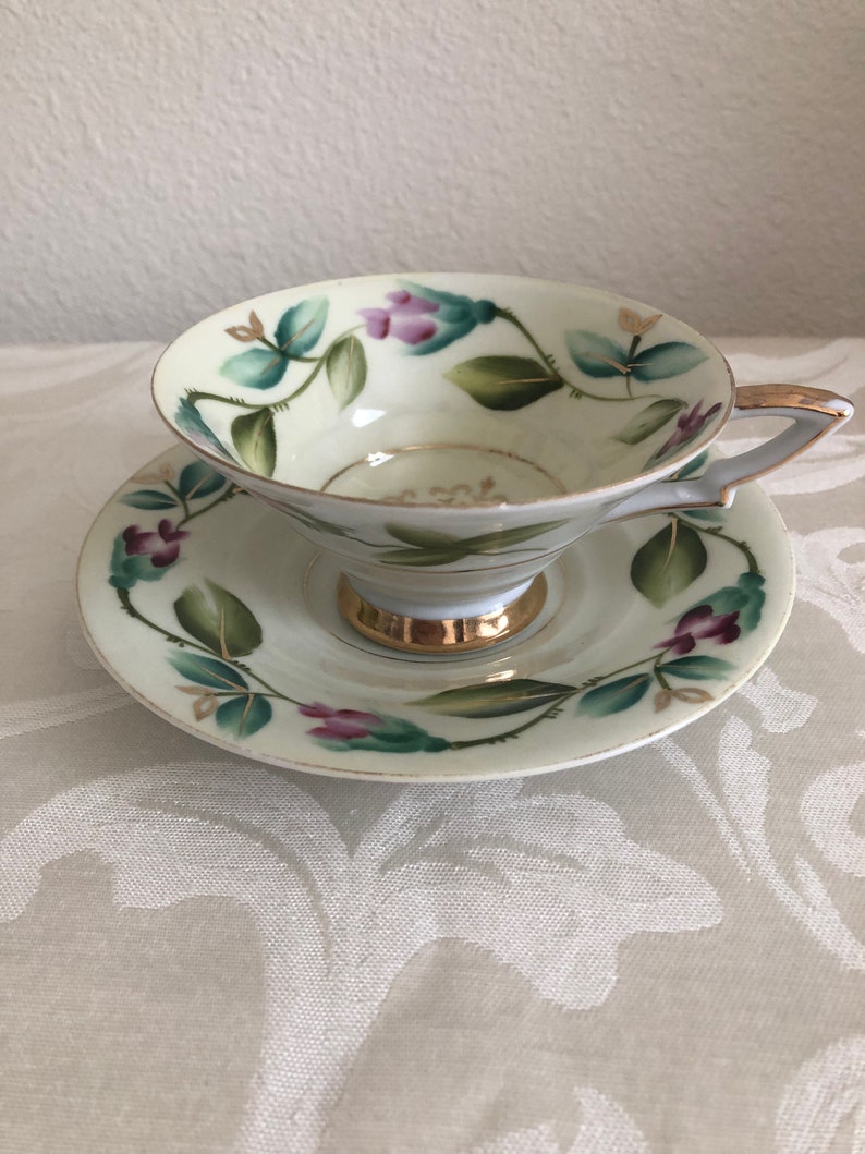 Vintage E W Princess China Tea Cup and Saucer image 1