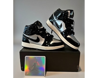 Sneaker nike/Air Jordan 1 mid se/black silver/kid size 5.5/fz3938 001/new/no lid