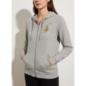 Walt disney world cinderela castle gold/theme parks 2025/ hoodie w zip/nwt afbeelding 5