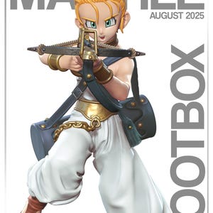 Marle - Chrono Trigger Skulptur STL-staty för 3D-utskrift