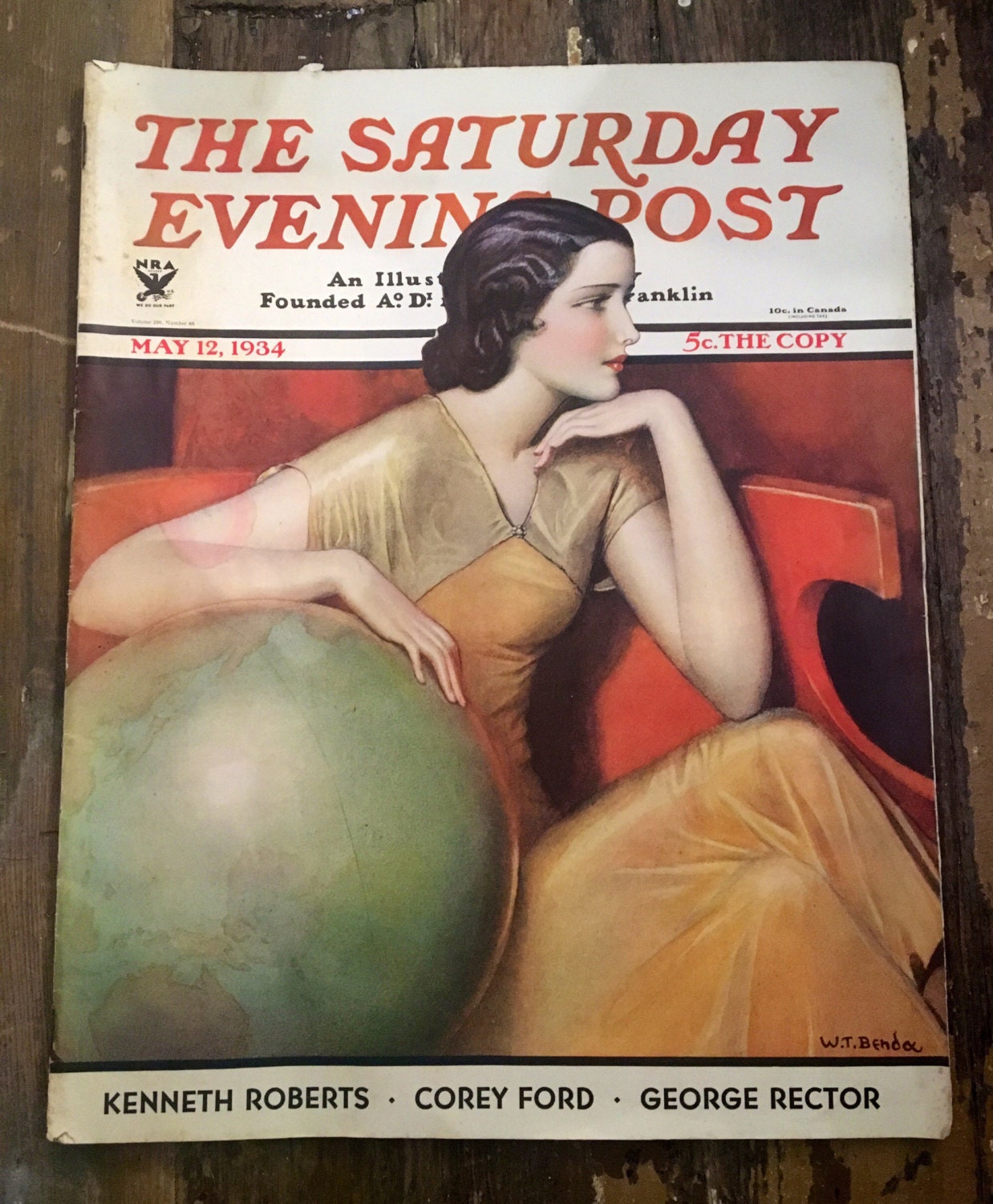 Vintage Saturday Evening Post Magazine May 12, 1934