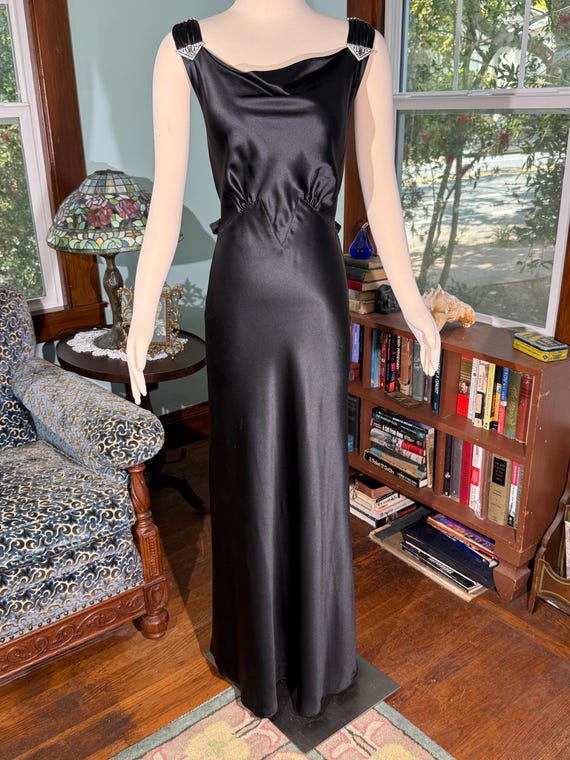 J. Peterman 1990s Does 1930s Silk Reproduction Gown