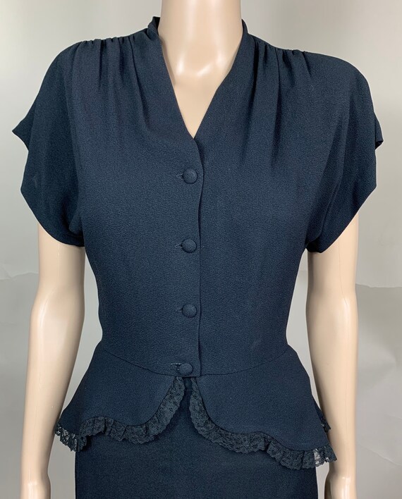 Vintage 1940s Top and Skirt Sm - image 3