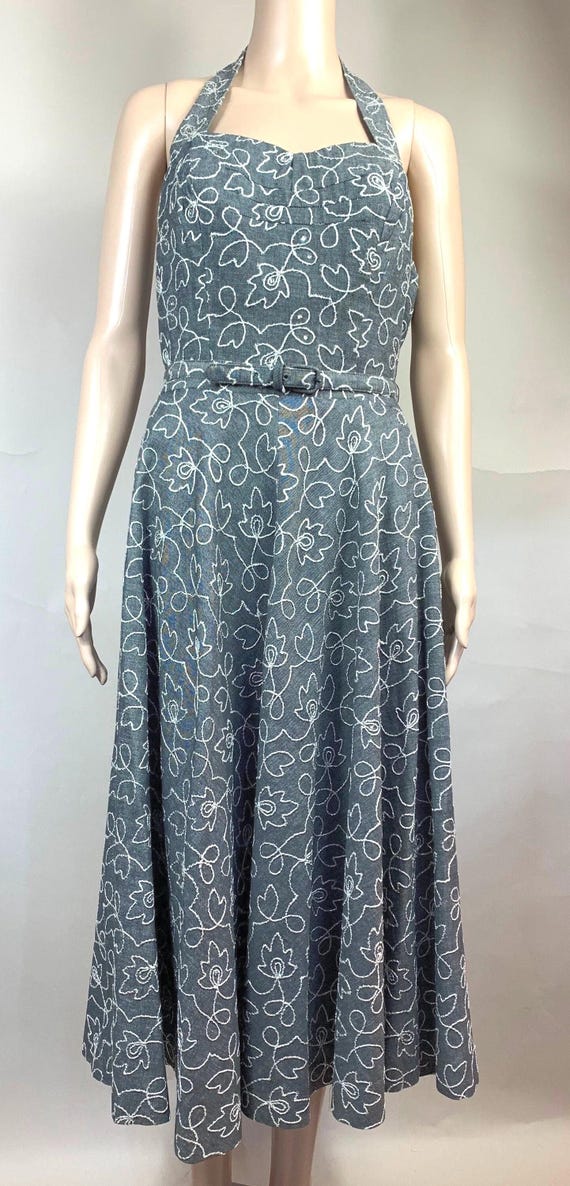 Vintage 1950s Alice of Miami Circle Dress Large