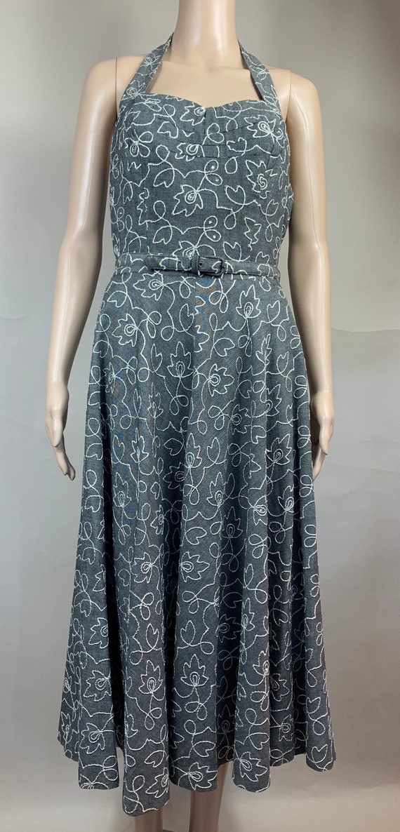 Vintage 1950s Alice of Miami Circle Dress Large