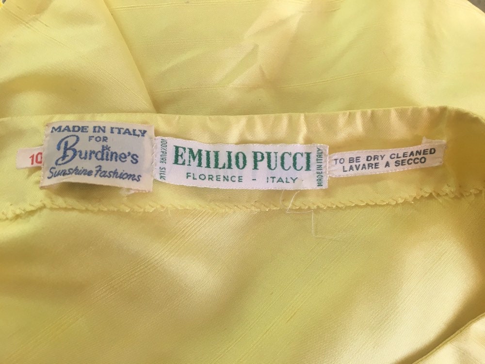 Vintage 1960s Pure Silk Two Piece Top and Shorts by Emillio Pucci Made ...