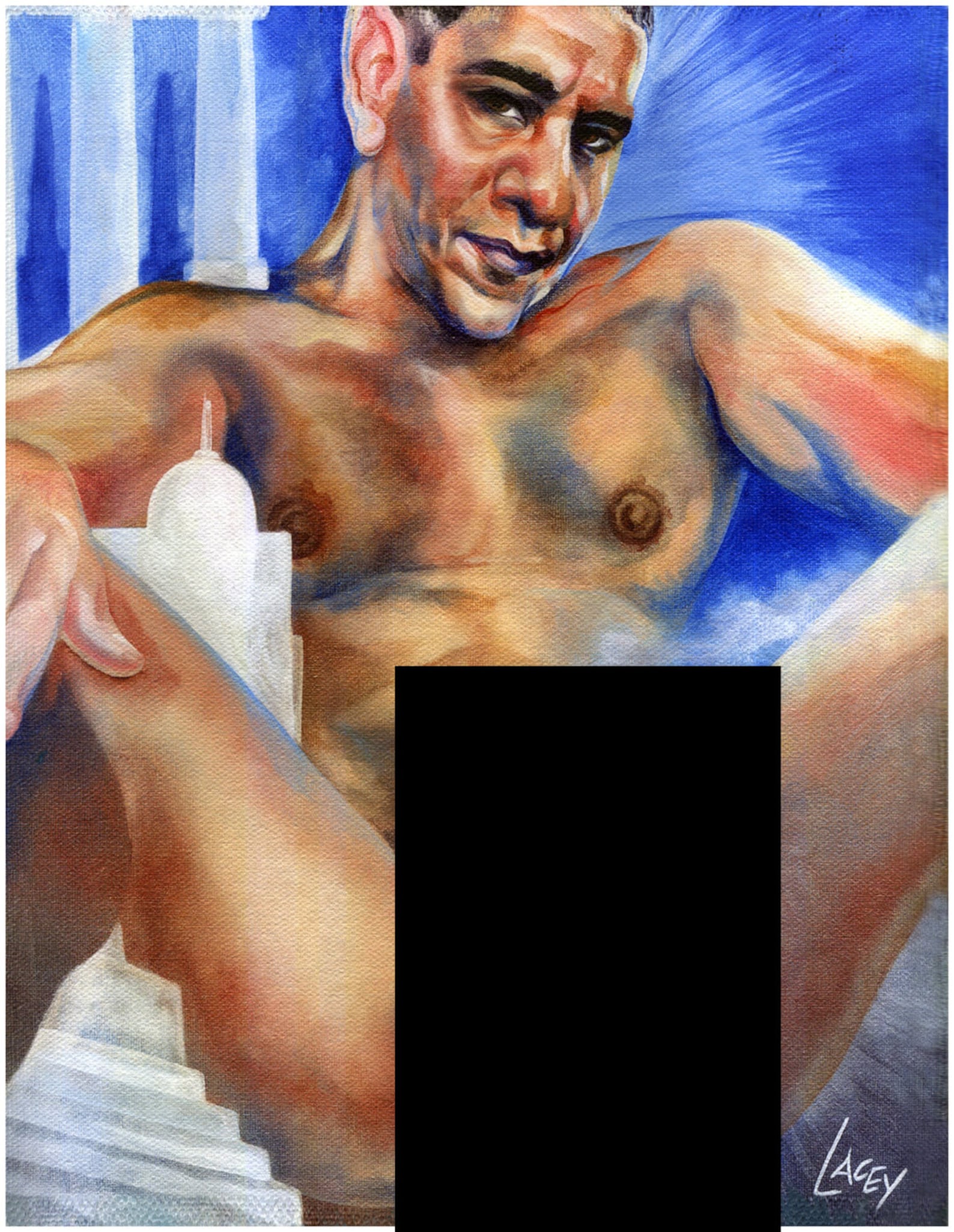 Naked obama Shirtless Barack. 