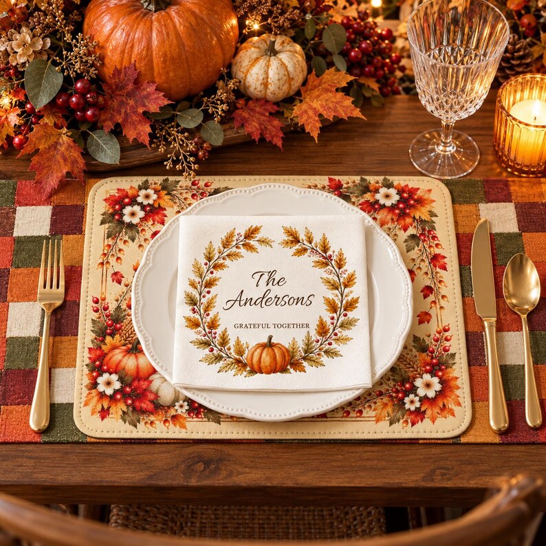 Tischläufer im Herbst-Patchwork-Stil, Tischdekoration für Thanksgiving im Herbst, Gemütliches Erntedankfest Bild 3