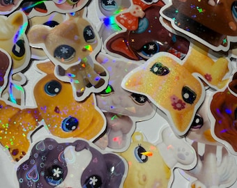 Littlest Pet Shop Holographic Stickers - Mystery Grab Bag
