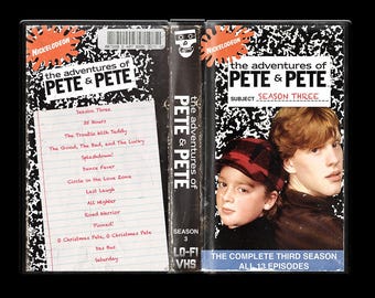 The Adventures Of Pete And Pete Season Three Custom VHS Artifact