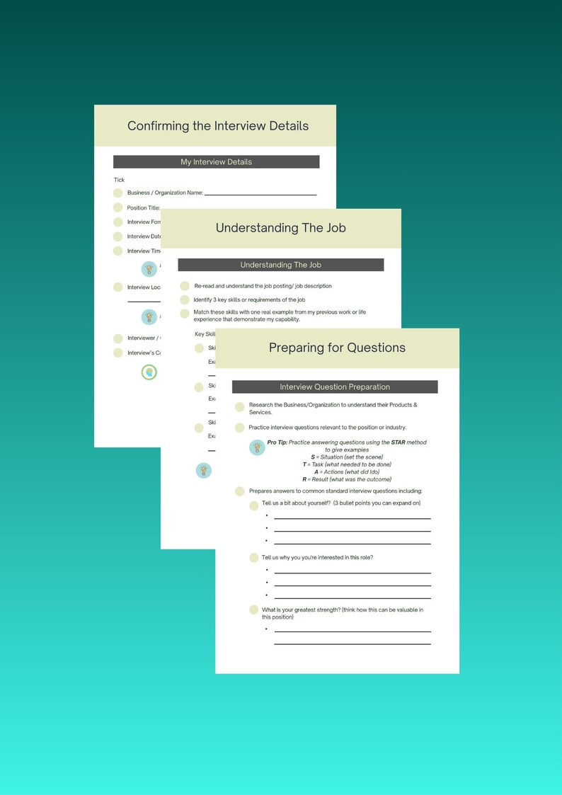 Interview Readiness Check ADHD Interview Prep Checklist - Interview Readiness for Neurodivergent ...