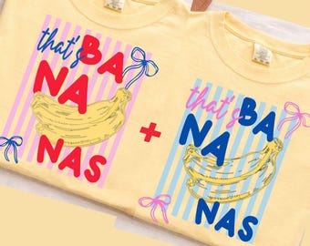 Das sind Bananen PNG: Retro Fruit Pun Sommer Clipart (digitaler Download)