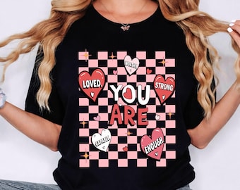 You Are Enough PNG | Motivational Valentine's Day Design (Digital Download)
