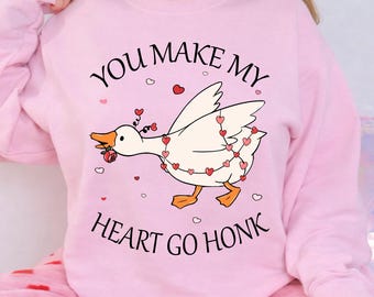 Funny Valentine Goose PNG | Love Quote, Pink Coquette (Digital Download)