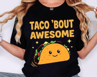 Taco Bout PNG, Funny Taco Lover Clipart (Digital Download)
