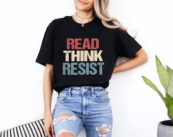 Think Resist PNG | Protest Slogan Design (Digital Download)