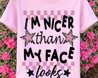 Snarky Sarcastic Saying PNG | Retro Checkered Graphic (Digital Download)