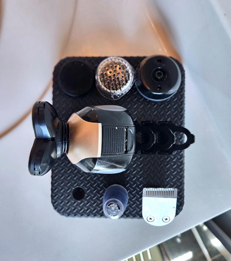 Freebird shaver holder, top view