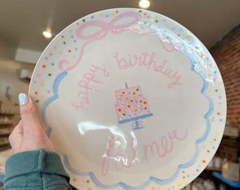 Personalisierte Geburtstagsteller