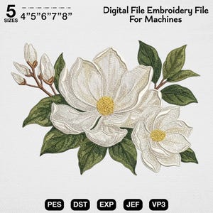 Vintage Flower Embroidery - Etsy