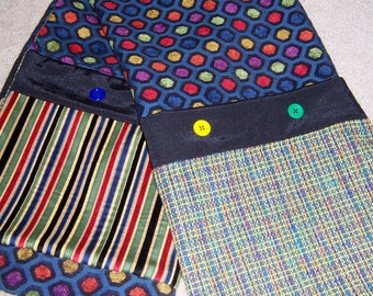 DRASTIC REDUCTION!!! - Child's Crayon Dots, Buttons And Stripes Throw Blanket