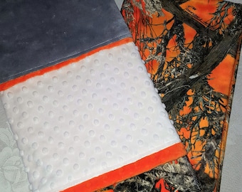 SALE!  Camouflage Minky Baby/Toddler Blanket