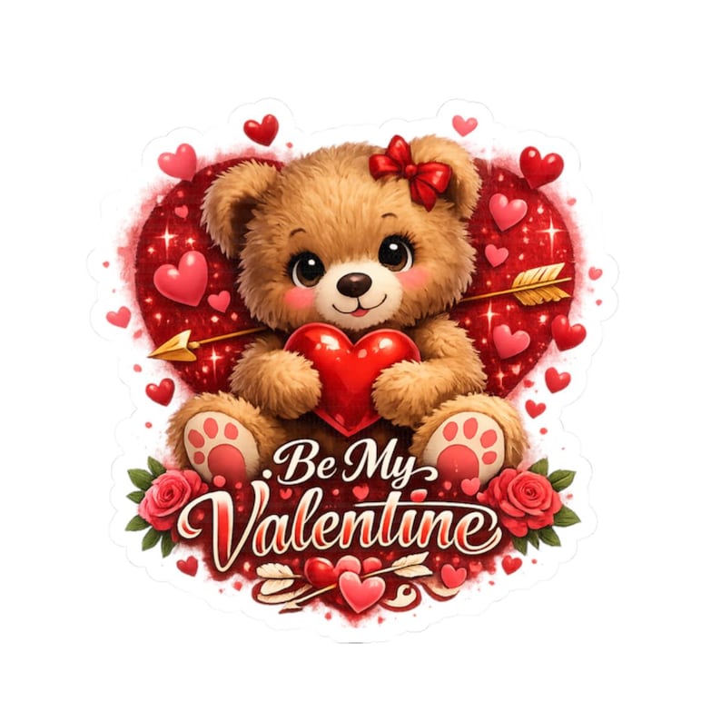 Collezione di adesivi per San Valentino ad acquerello | Vettore Gratis