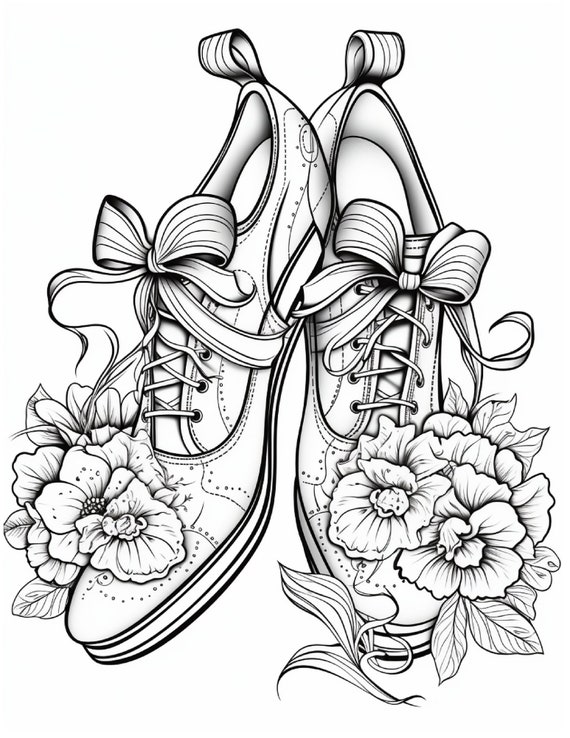 【GRAVER】23FW★ MAYBE TONIGHT Comics Flower Drawing Sweat Sketched Rose Coloring Stencil – WaffleFlower.com