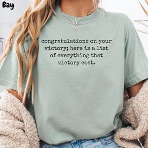 Sarcastic Victory Cost List, Funny Congratulations Achievement Quote, Humorous Life Price Design, Victory Meme Gift, All Products