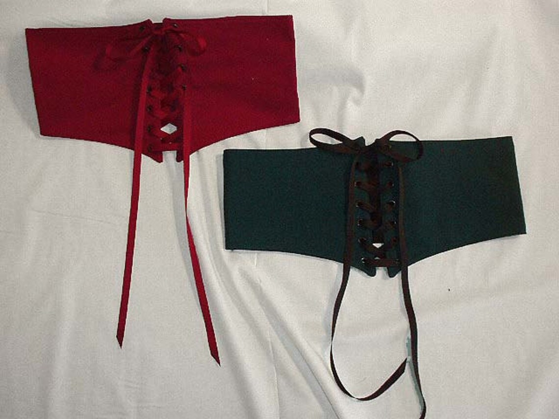 Handmade Sexy Renaissance Wench's Waist Cincher. Made in Etsy
