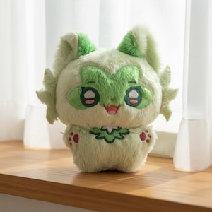 Sprigatito mjuk plysch | Pocket Monster gosedjur | Ita bag Charm