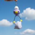 Magnetic Floating Drifloon & Ditto Figure - 3D Printed Pokopia Inspired Desk Ornament product logo