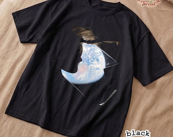 Christina Koch Artemis Orion Window Earth Comfort Color Shirt, Space Mission T-Shirt, Orion Spacecraft Apparel, NASA Gift