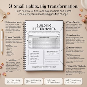 Anxiety Journal PDF | Mental Health Journal | Anxiety Relief Workbook | Overthinking Journal | Self Care Planner image 4