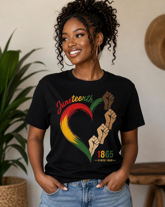 Juneteenth 1865 Shirt, Freedom Celebration, African American History Shirt, Black Heritage Tee, Retro Juneteenth Graphic Tshirt