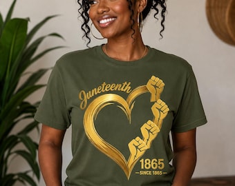 Juneteenth 1865 T shirt, Freedom Celebration Black History shirt, Black History Month