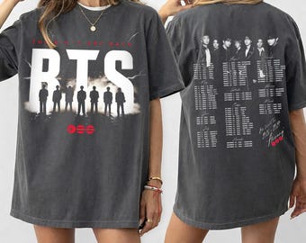 The Kings Are Back BTS Arirang World Tour 2026-shirt, Bangtan Concert Tee, Kpop Boy Band comeback merchandise, vintage touroutfit