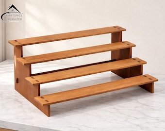 Handgemaakte houten gelaagde displaystandaard | Dessert Cupcake Feestorganisator