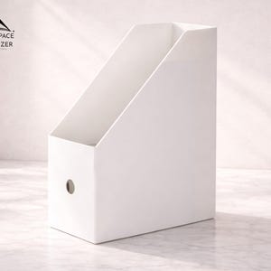 Plastic Desk Organizer | Magazine File Holder for Students, Home Office Storage