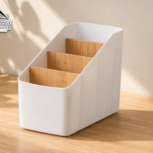Organizador para el hogar con control remoto / Caja de almacenamiento de escritorio multiusos / Bandeja para dormitorio y sala de estar / Mesas ordenadas / Soporte de fácil acceso