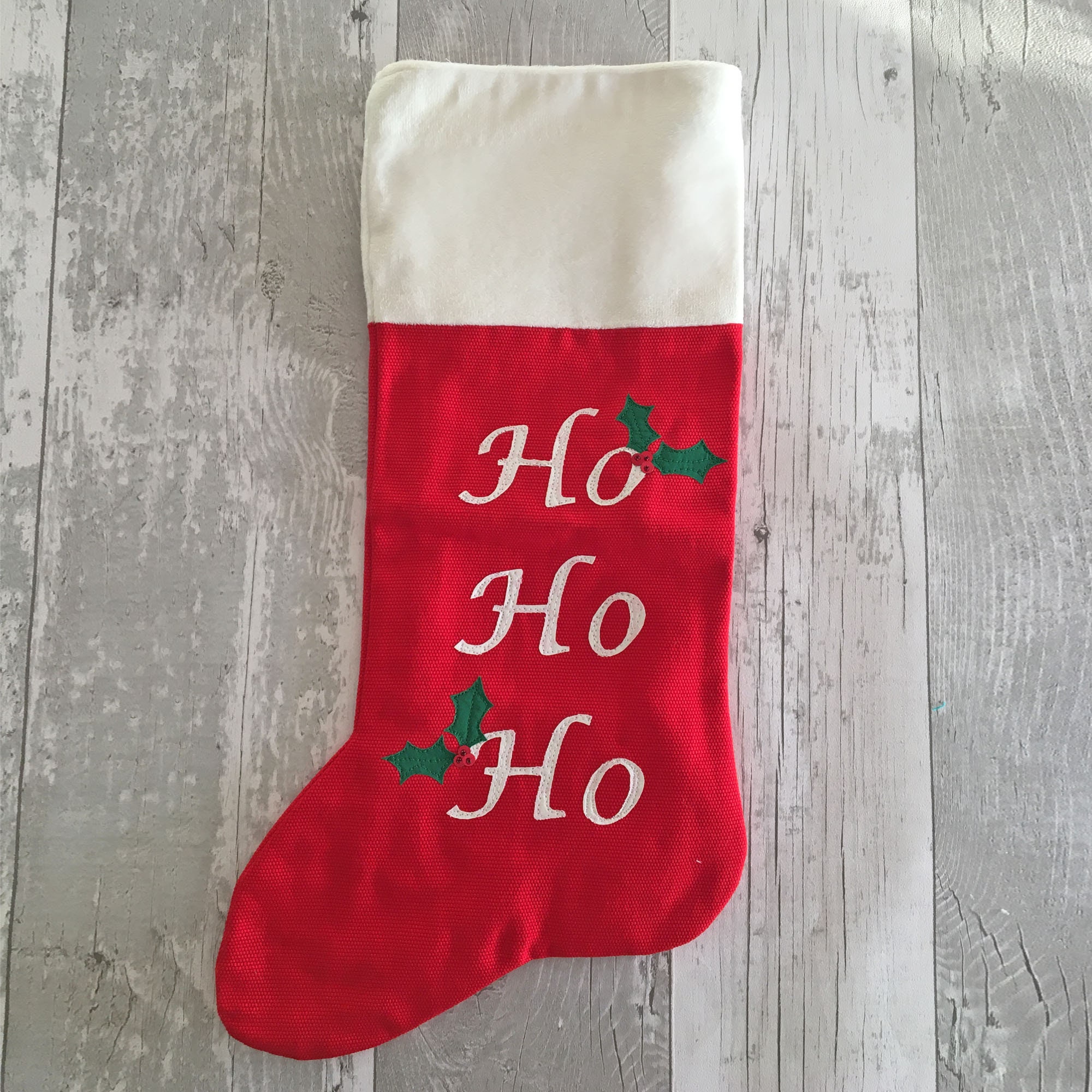 Handmade Red Santa Christmas Stocking - Etsy