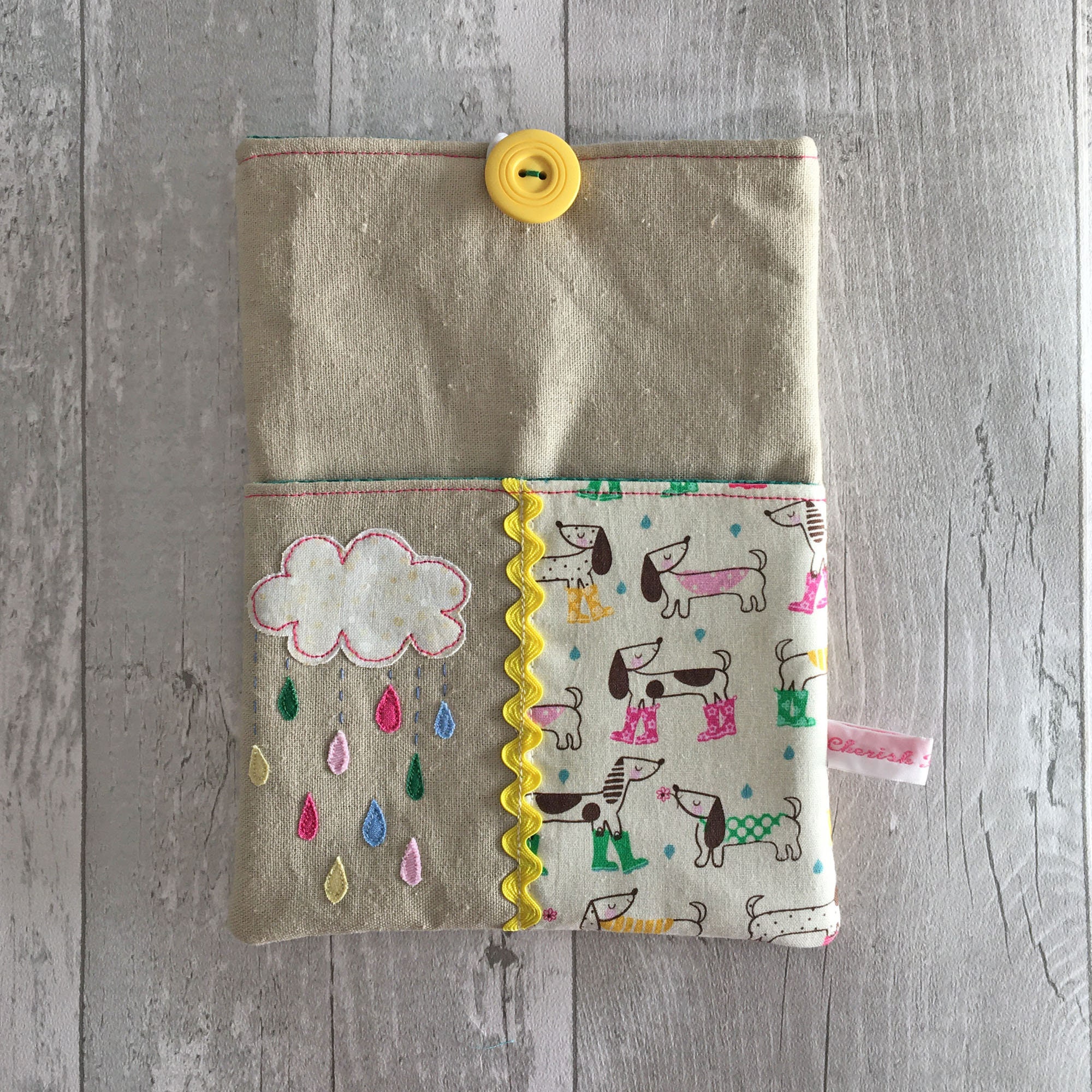 Handmade Sausage dog Fabric Medium Gadget Sleeve Etsy Polska