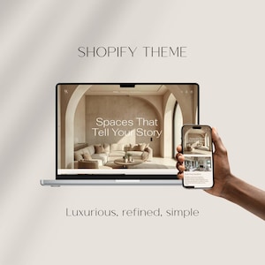 Modèle de site Web Shopify pour décoration d'intérieur | Thème Shopify pour les designers d'intérieur, les architectes et les entreprises de décoration d'intérieur |