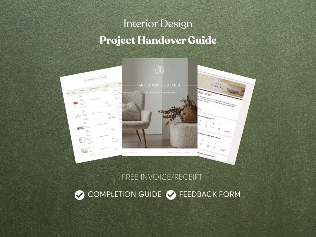 Goodbye Packet for Interior Designers | Interior Design Project ...