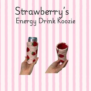 Koozie de lata hecho a mano imagen 2