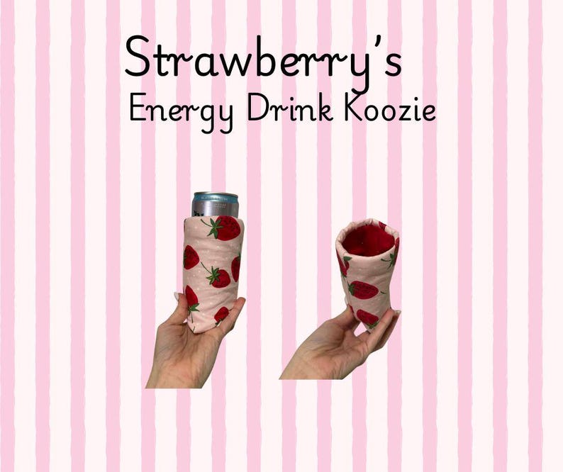 Koozie de lata hecho a mano imagen 2