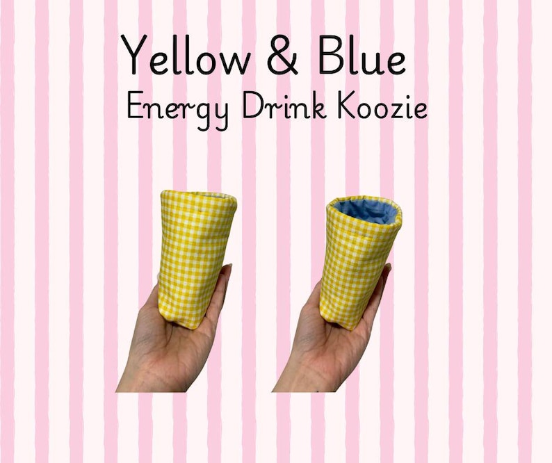 Koozie de lata hecho a mano imagen 3