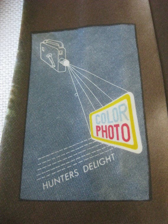 Vintage Hunter's Delight COLOR PHOTO Tie - image 4