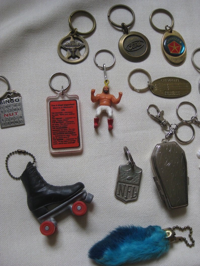 Vintage Keychains YOU CHOOSE Etsy